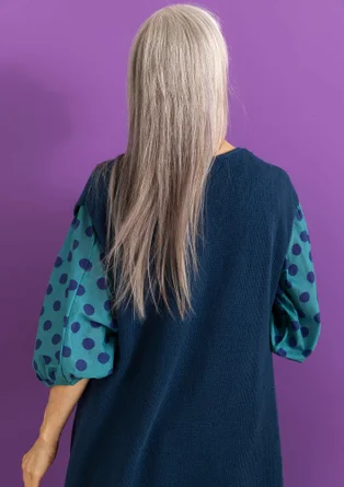 Vest van biologisch/gerecycled katoen - Stille Oceaanblauw