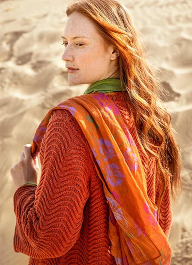 Patterned scarves from Gudrun Sjödén. 