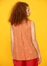 “Eva” organic cotton jersey tank top (peach XL)