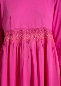 Jerseykleid aus Bio-Baumwolle/Modal - hibiskus