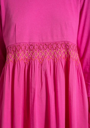 Jerseykleid aus Bio-Baumwolle/Modal - hibiskus