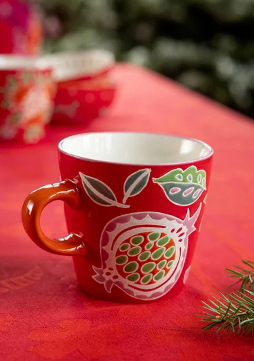 “Fruits” ceramic mug - tomato