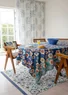 “Desert Bloom” organic cotton mat (bluebell One Size)