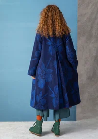 Manteau "Marabel" en tissu de laine/polyester - indigo foncé
