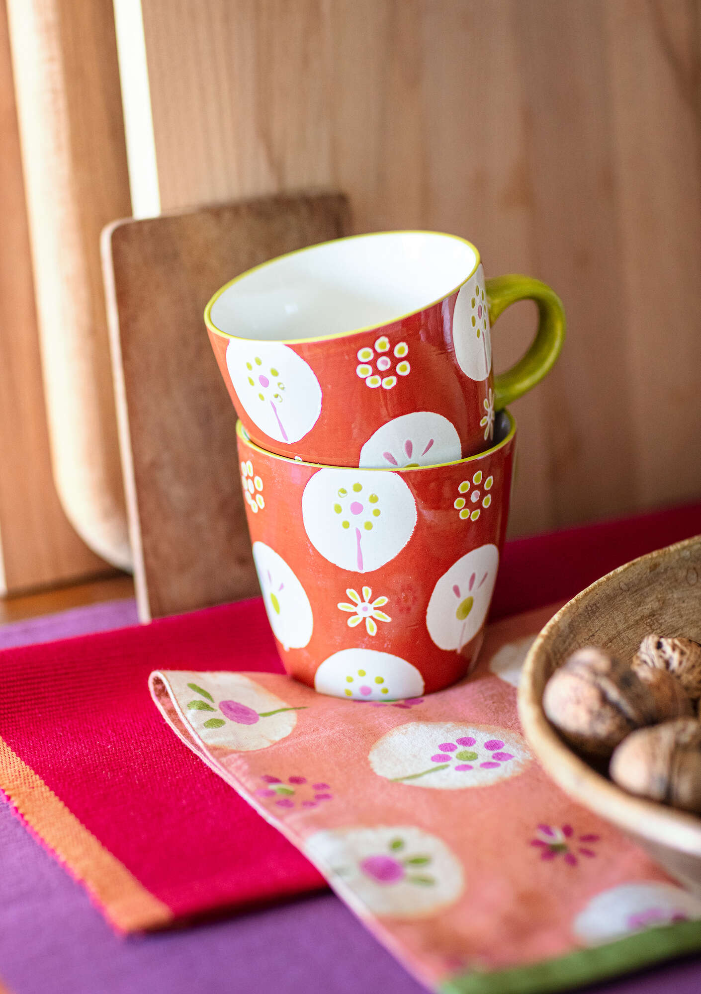“Indra” ceramic mug rowan