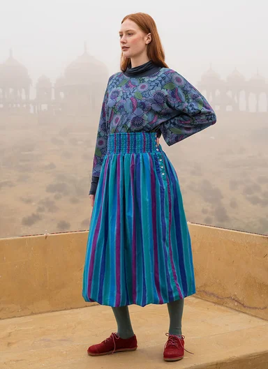 Woven “Akira” skirt in organic cotton