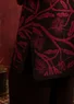 Geblümte Langstrickjacke „Lusern“ aus Bio-Baumwolle, mit Handstickerei (cerise L)