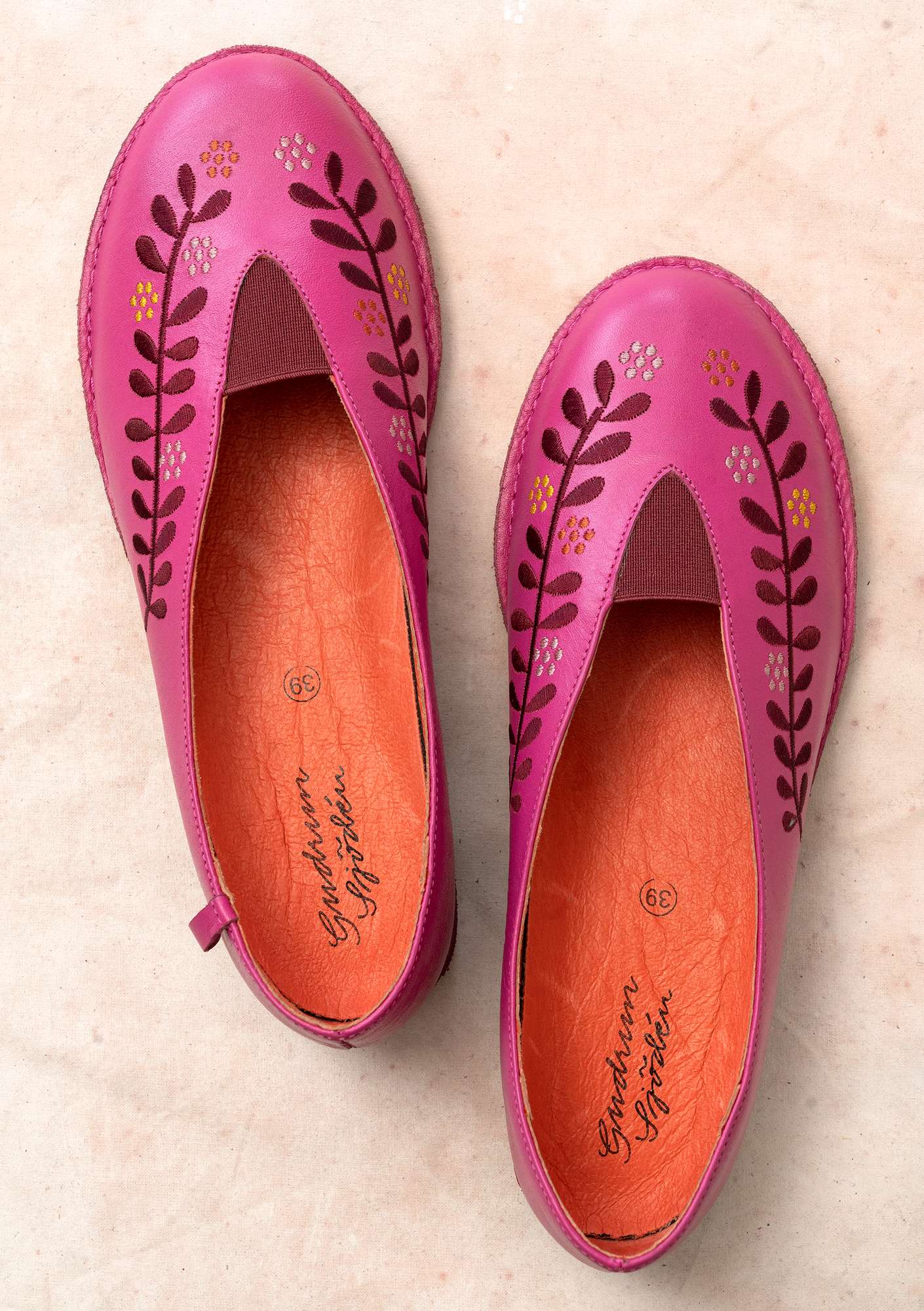 Schuhe „Lily“ aus Nappaleder hibiskus