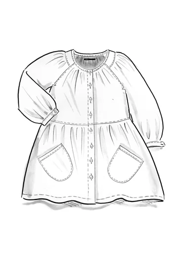 “Insta” organic cotton smock blouse - nectar