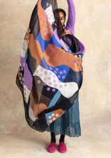 Tuch „Ariel“ aus Bio-Baumwolle - schwarz