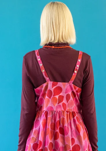 Webkleid „Antoinette“ aus Bio-Baumwolle - hibiskus