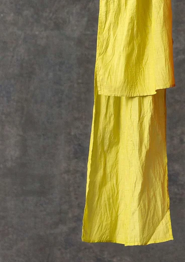 Cotton/silk shawl - yellow
