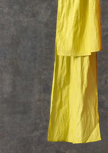Cotton/silk shawl - yellow