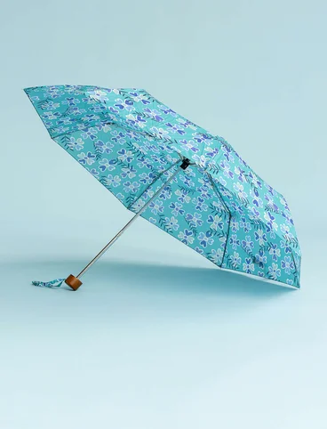 Paraplu "Peggy" van gerecycled polyester - aquagrn