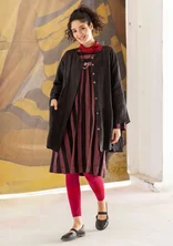 “Azores” artist’s blouse in linen - black