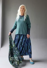 Sweater in an alpaca blend - peacock green