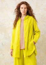 Woven organic cotton shirt - limegrn