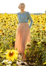 “Alv” woven skirt in organic cotton - masala