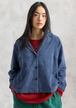 “Rime” corduroy jacket in organic cotton - indigo