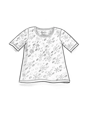 T-shirt "Jane" i ekologisk bomull/elastan - mrk0SP0lupin0SL0mnstrad