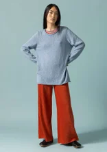“Abby” Bästis sweater in organic/recycled cotton - duvbl