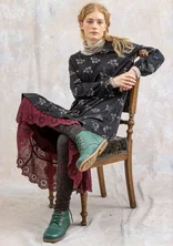 “Rönnbär” jersey dress in organic cotton/modal - black