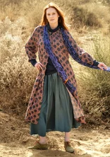 Woven “Gjusta” dress in organic cotton - old rose