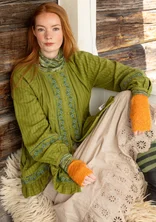 “Nome” woven organic cotton tunic - birchleaf