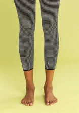Raidalliset leggingsit kierrätettyä polyamidia - svart0D0oblekt