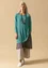 Knit tunic in linen/recycled linen (aqua green S)