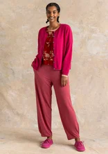 Jersey pants in viscose/spandex - fig