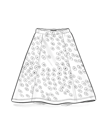 “Billie” jersey skirt in organic cotton/modal - aquagrn0SL0mnstrad