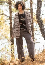 “Willow” woven kimono in organic cotton - kashish