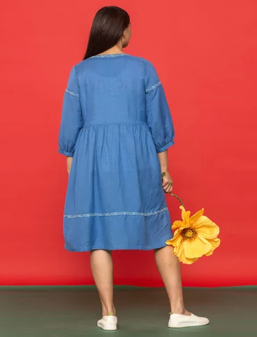 Geweven jurk "Margit" van linnen/modal - ishavsbl
