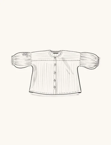 Linen blouse - lupin