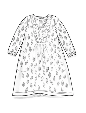 “Åland” jersey dress in organic cotton/modal - lupin