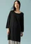 Knit tunic in linen/recycled linen (black M)