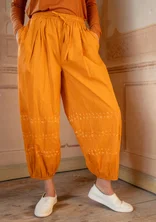 “Buij” pants in organic cotton - tagetes
