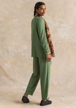 Jersey pants in viscose/spandex - rosemary