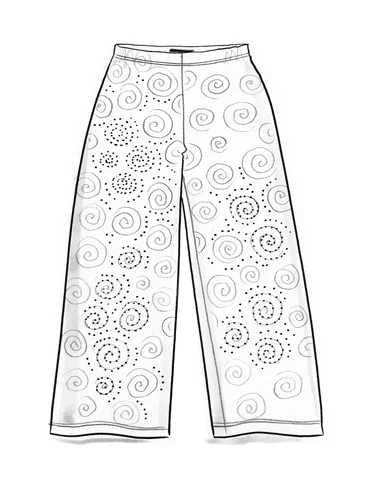 “Ada” jersey pants in lyocell/spandex - svart