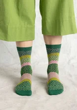 “Siv” socks in organic cotton - green sea glass