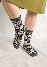 “Bodil” socks in organic cotton - black