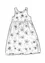 Vevd kjole «Brush» i økologisk bomull (lys seladongrønn  S)