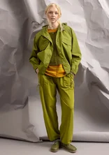 Woven jacket in organic cotton - birchleaf