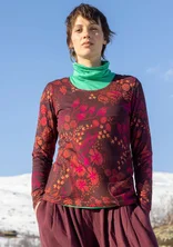 “Yura” top in organic lyocell/spandex - aubergine