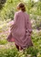 Vævet kjole "Ottilia" i økologisk bomuld (syren XS)