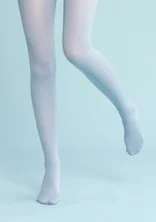 Solid-colored tights in recycled nylon - duvbl