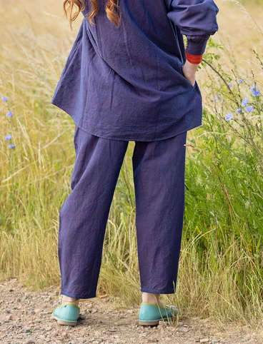 Vevd bukse «Dunes» i økologisk bomull og lin - bjrnbr