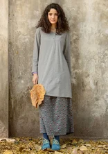 “Alora” jersey tunic in organic cotton - graphite