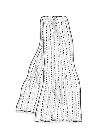 Sjaal "Lillian" van biologisch katoen - limegrn